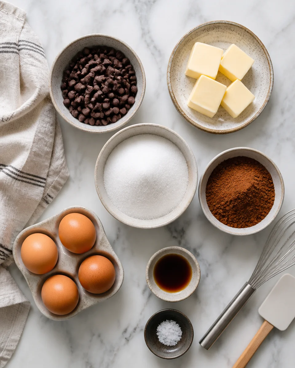 Easy Flourless Chocolate Cake — Gluten Free Fudgy