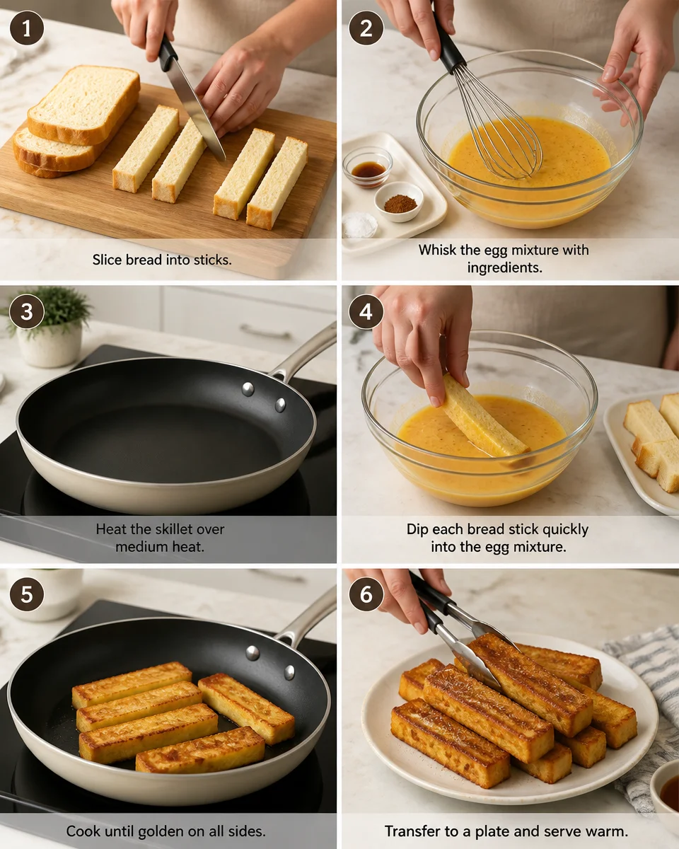 Easy French Toast Sticks — Dippable Cinnamon