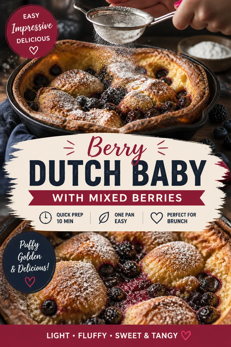 Easy German Pancake — Oven Puffed Skillet