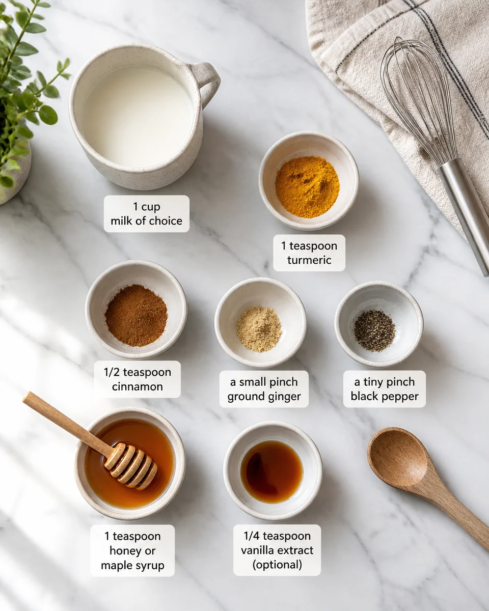 Easy Golden Milk — Turmeric Anti Inflammatory