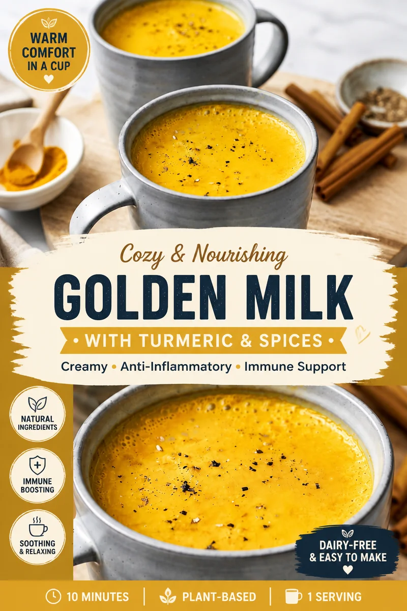 Easy Golden Milk — Turmeric Anti Inflammatory