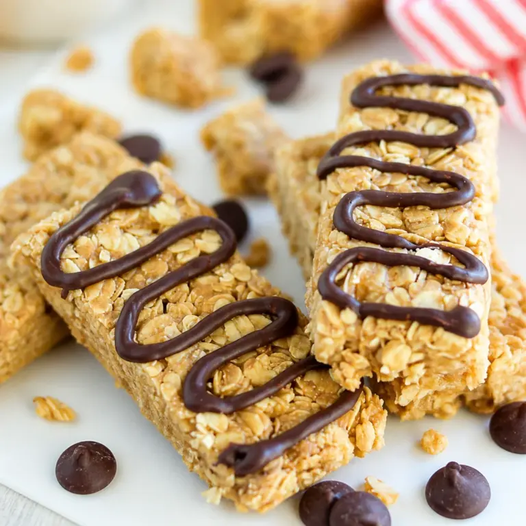 Easy Granola Bar - Chewy No Bake Honey with oats and natural sweeteners