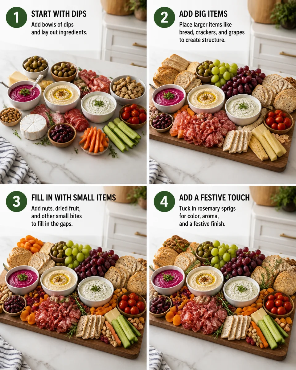 Easy Grazing Board — Holiday Party Spread