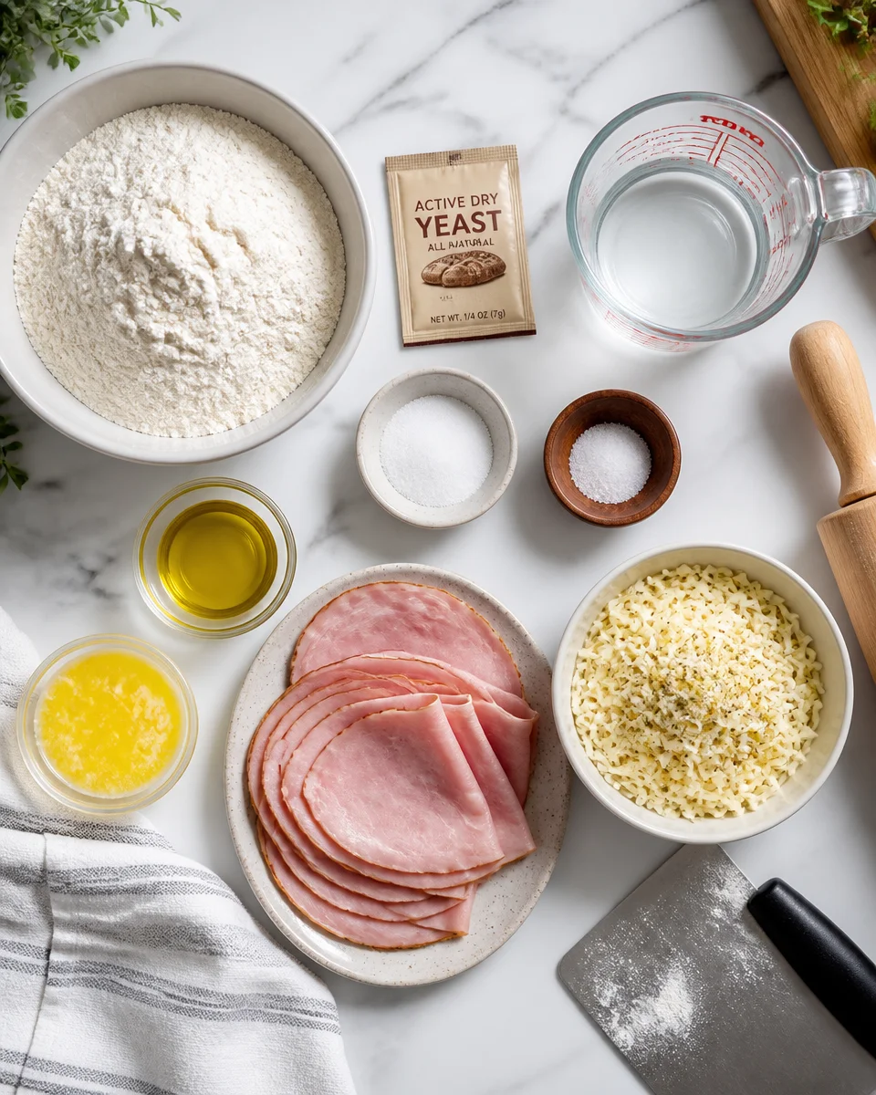 Easy Homemade Hot Pocket — Cheese Ham Frozen