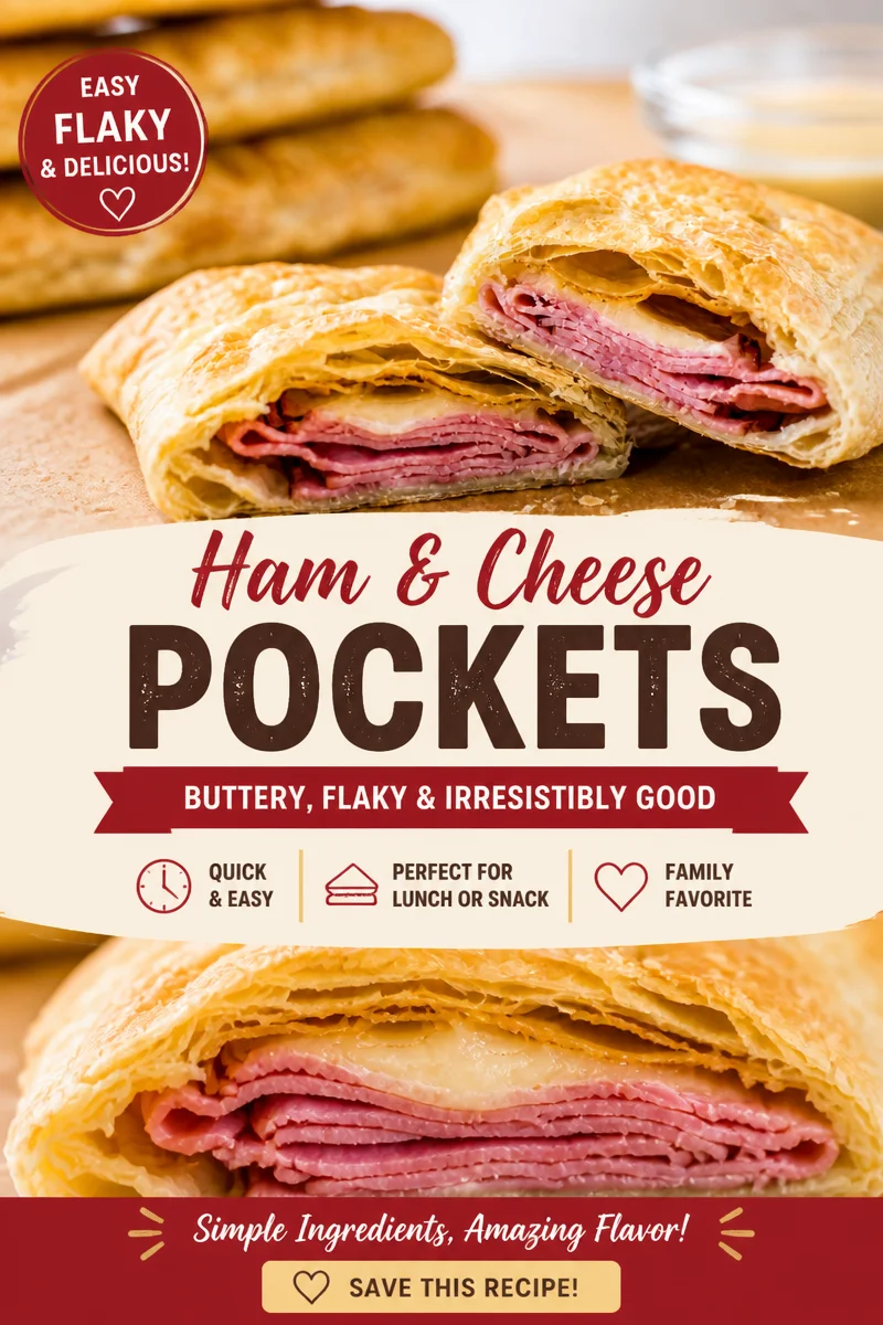 Easy Homemade Hot Pocket — Cheese Ham Frozen