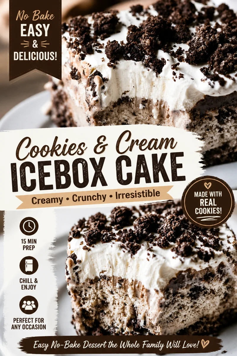 Easy Ice Cream Cake Homemade — Oreo Layer