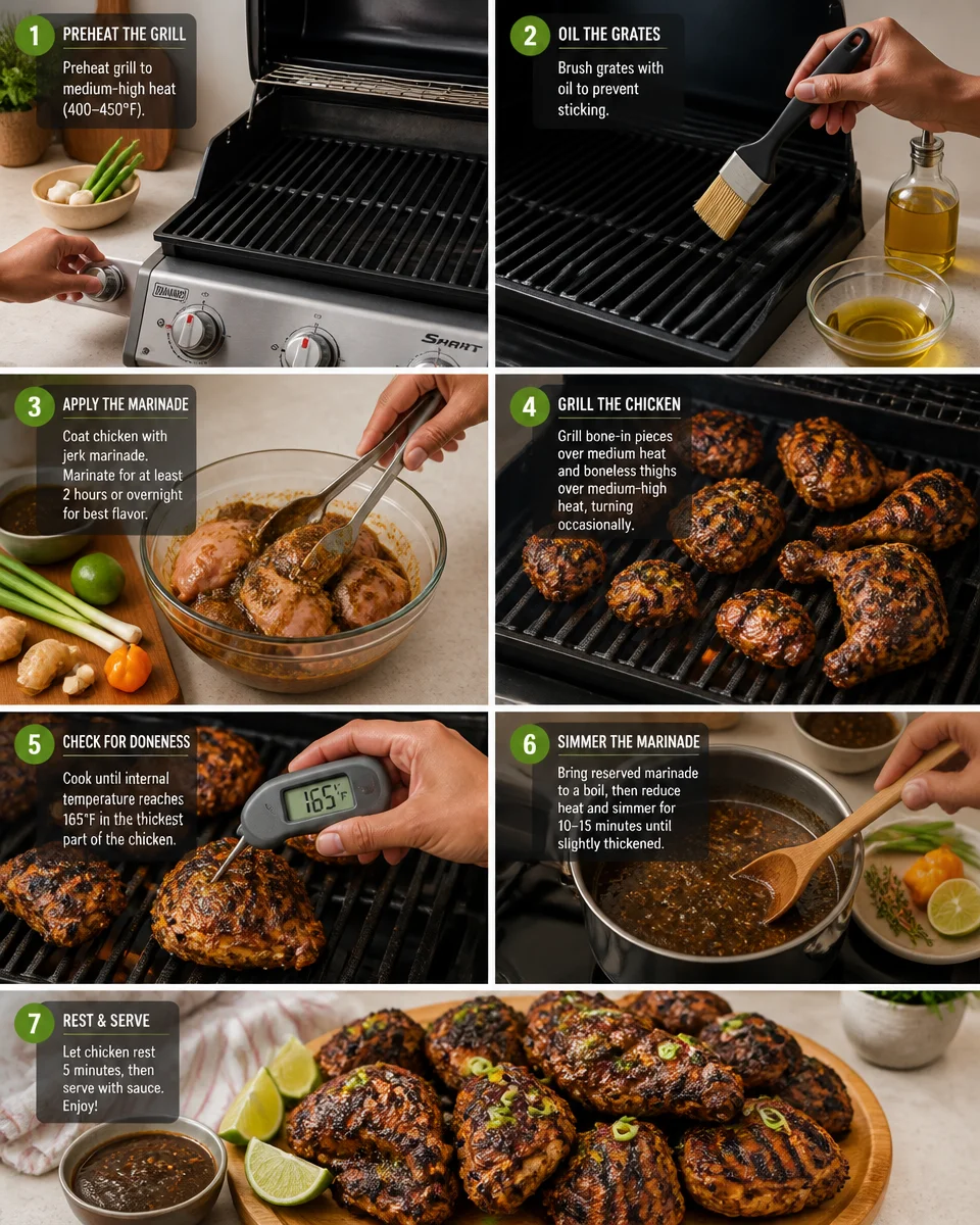 Easy Jerk Chicken — Jamaican Spiced Grilled