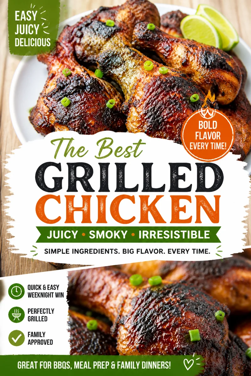 Easy Jerk Chicken — Jamaican Spiced Grilled