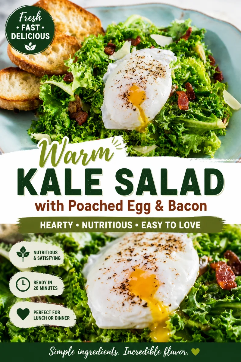 Easy Lyonnaise Salad — French Poached Egg Frisee