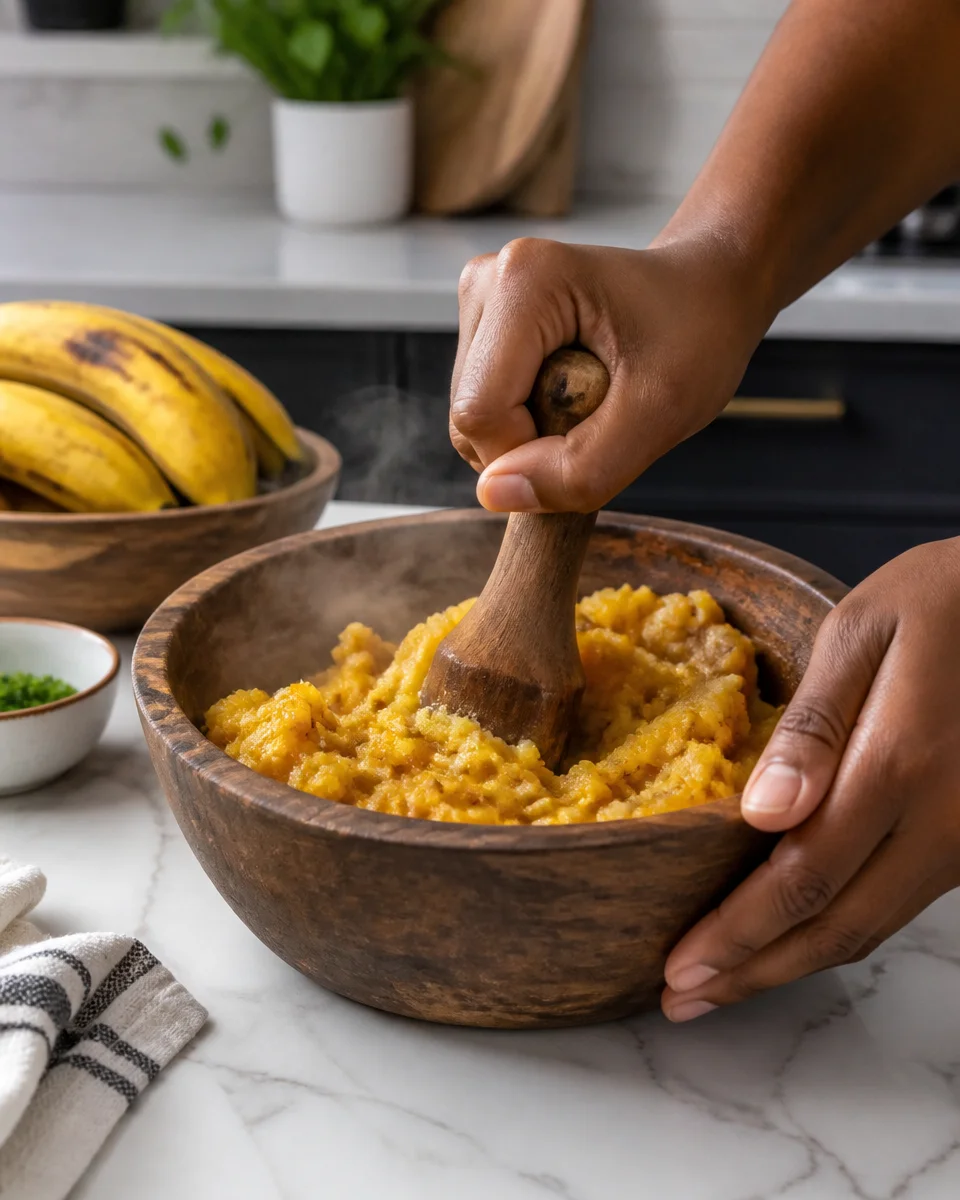 Easy Mofongo — Puerto Rican Plantain Bowl