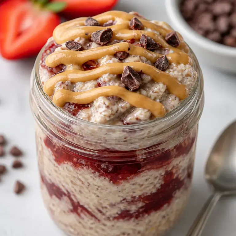 Five flavors of easy overnight oats for meal prep breakfast ideas.