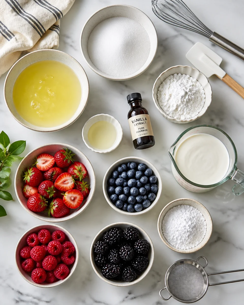 Easy Pavlova — Australian Meringue Berry Dessert
