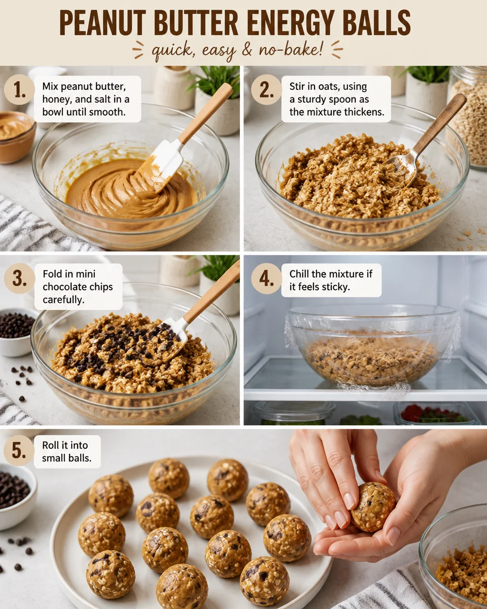 Easy Peanut Butter Energy Balls — Chocolate Chip