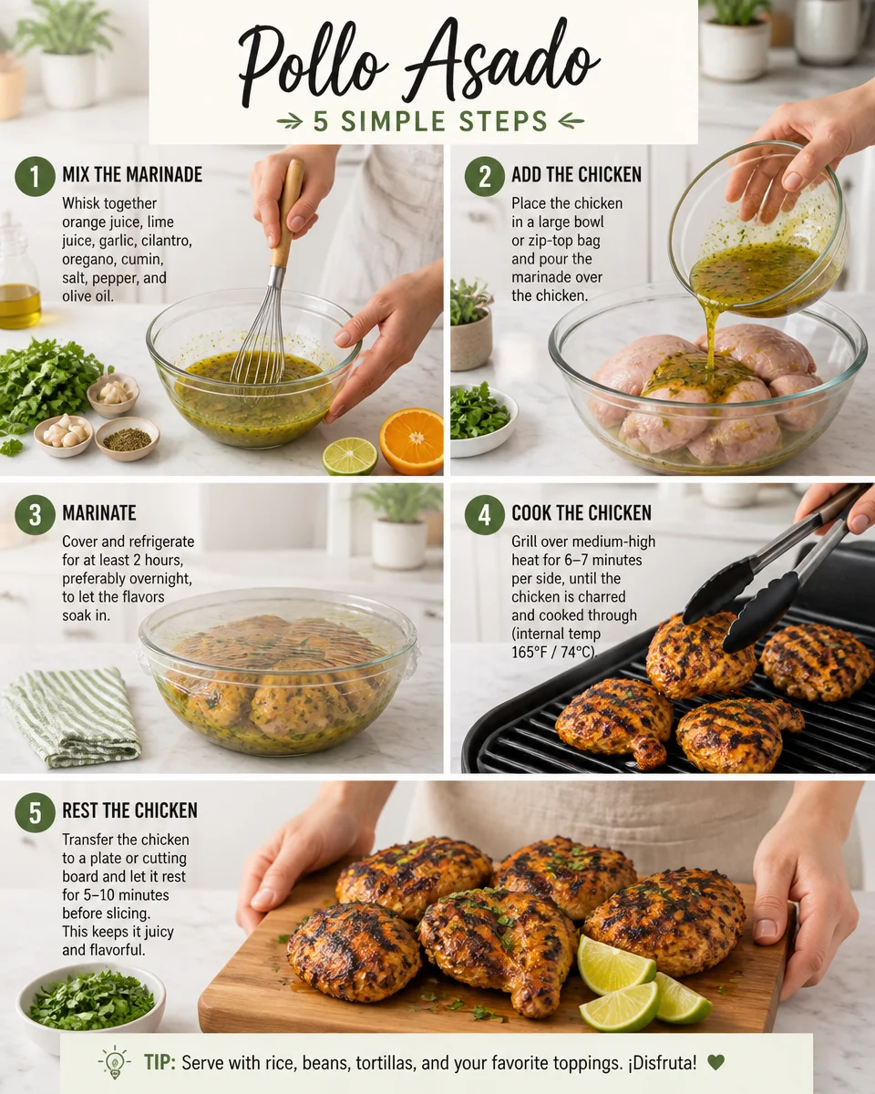Easy Pollo Asado — Mexican Citrus Grilled Chicken