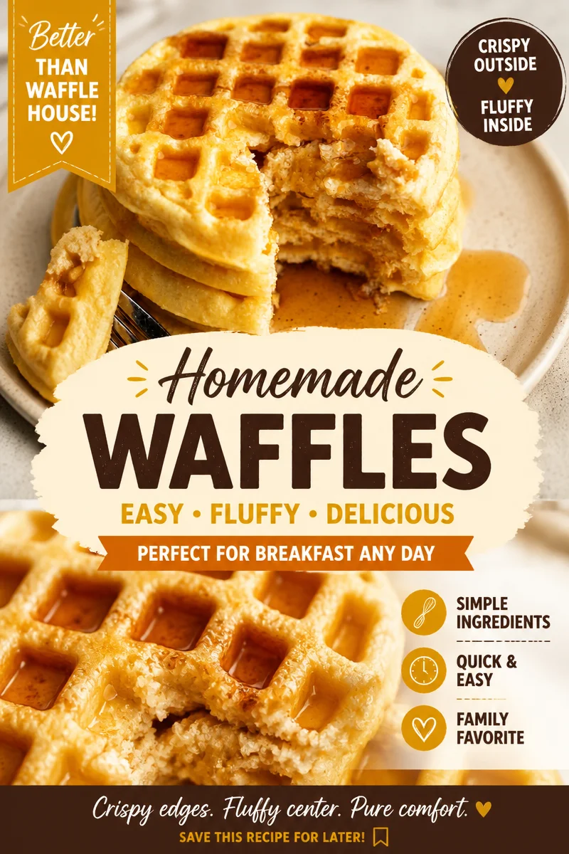 Easy Protein Waffles — High Protein Crispy