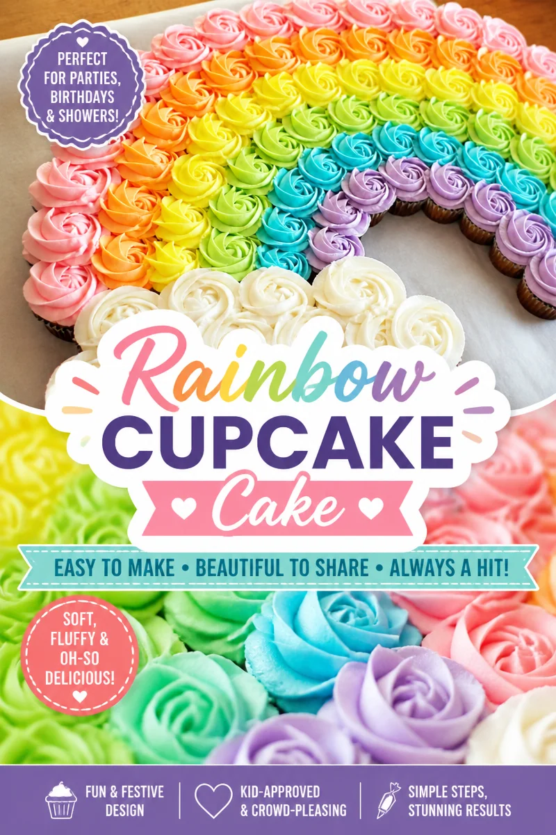Easy Pull Apart Cupcake Cake — Birthday