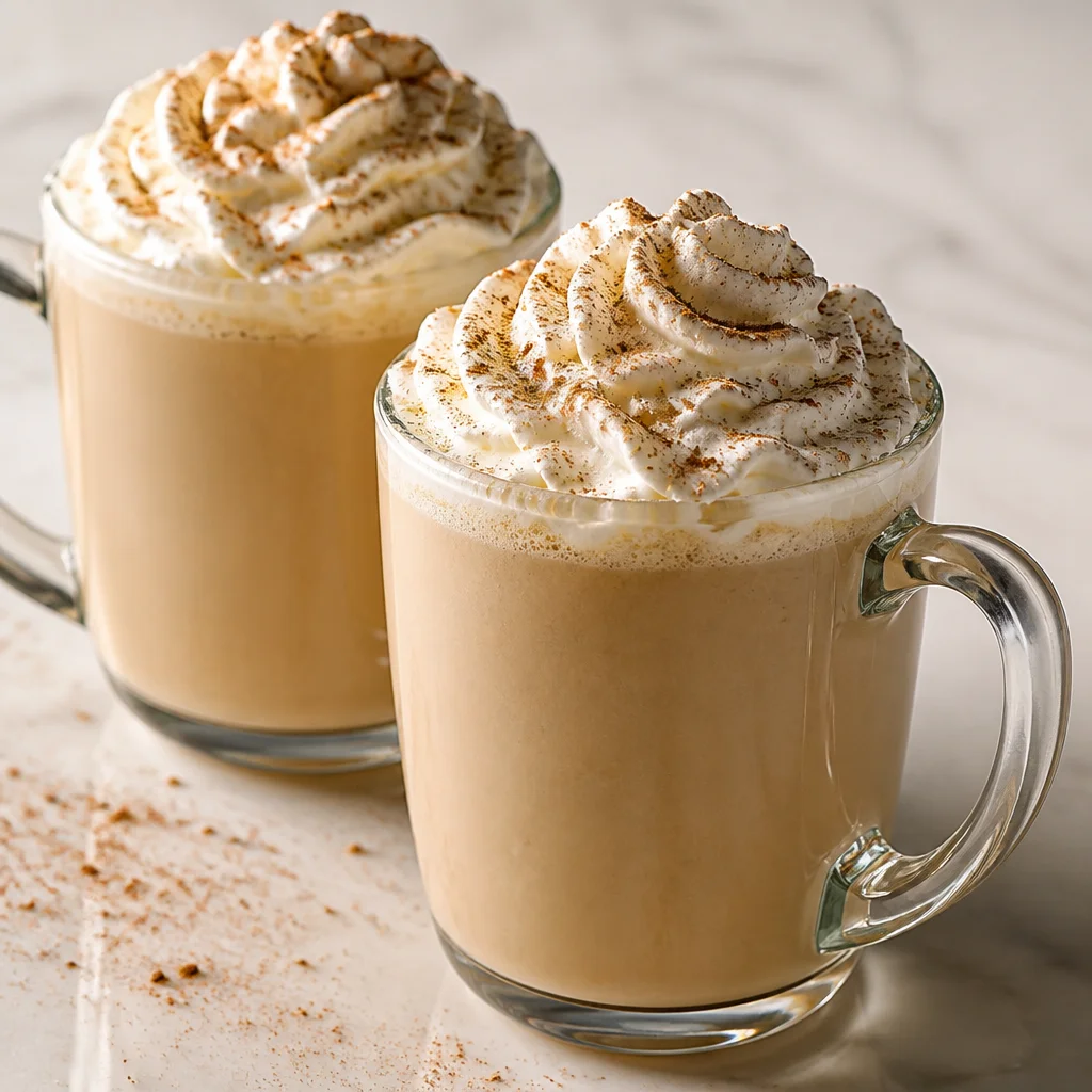 Easy Pumpkin Spice Latte - Homemade fall drink with pumpkin and spices