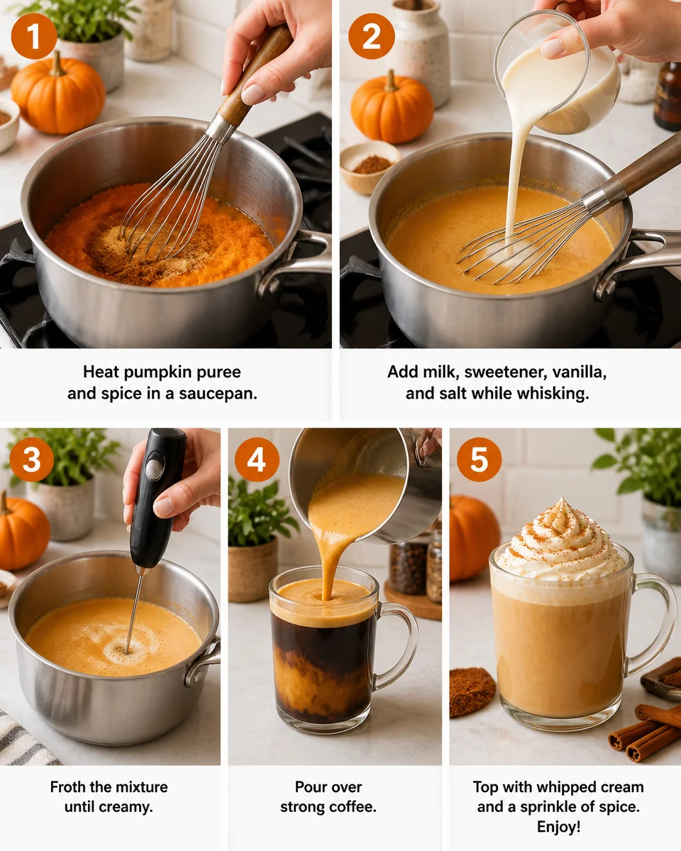 Easy Pumpkin Spice Latte — Homemade Fall Drink