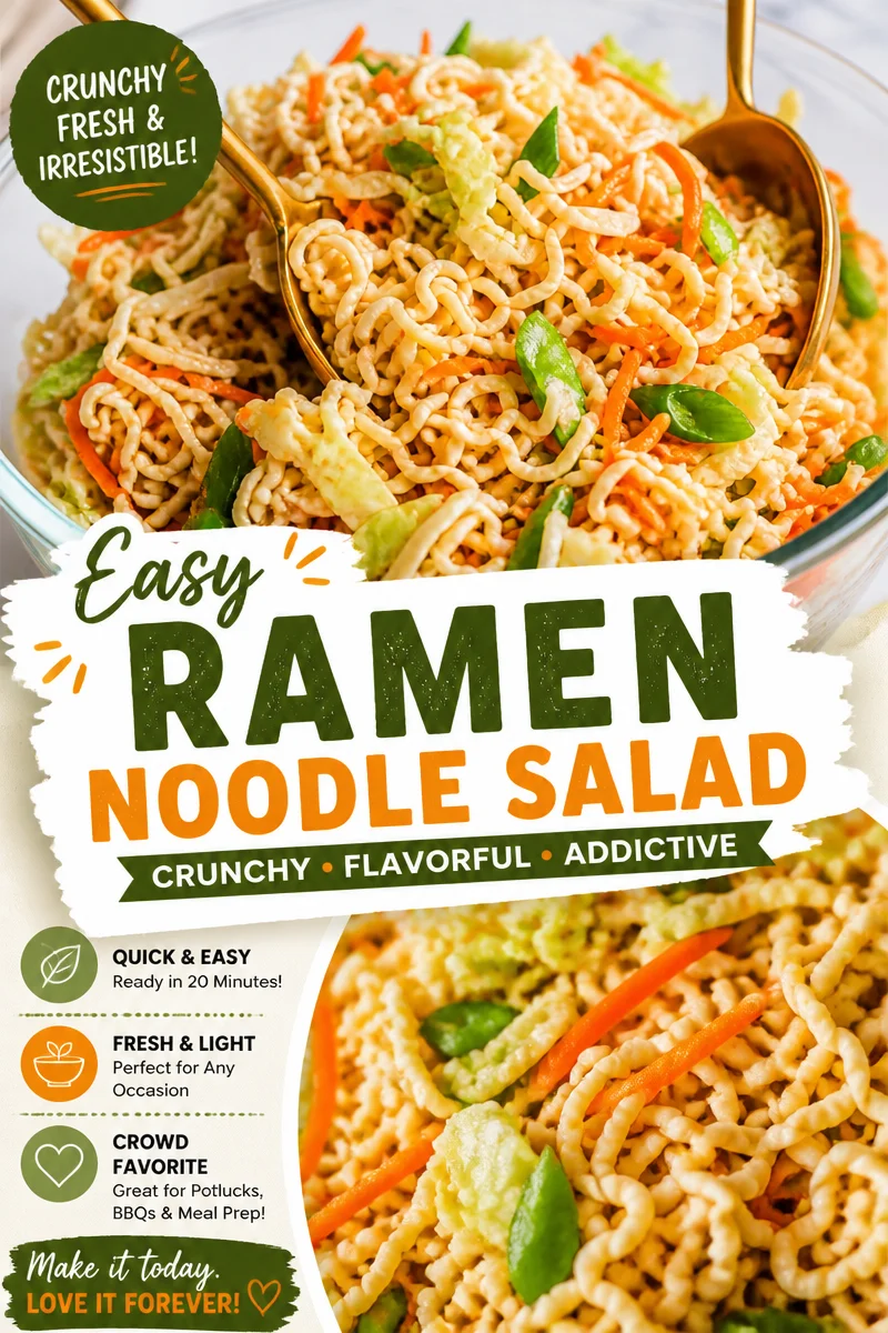 Easy Ramen Noodle Salad — Crunchy Asian Slaw