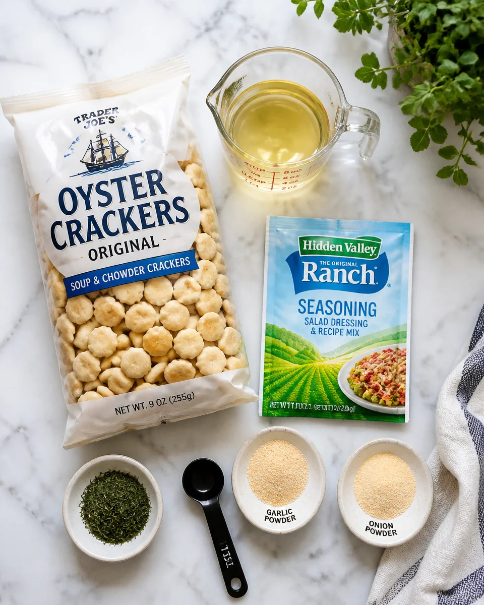 Easy Ranch Oyster Crackers — Addictive Party Snack