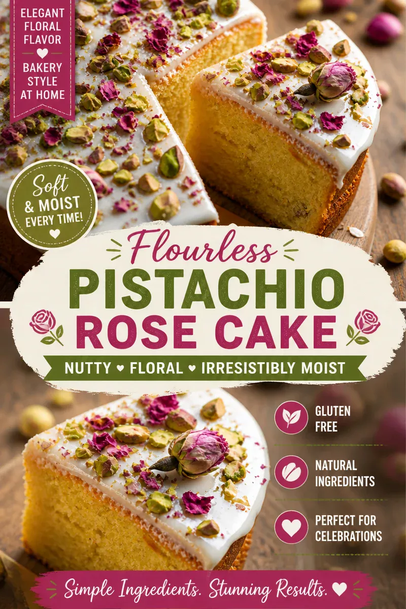 Easy Rose Milk Cake — Persian Floral Layers