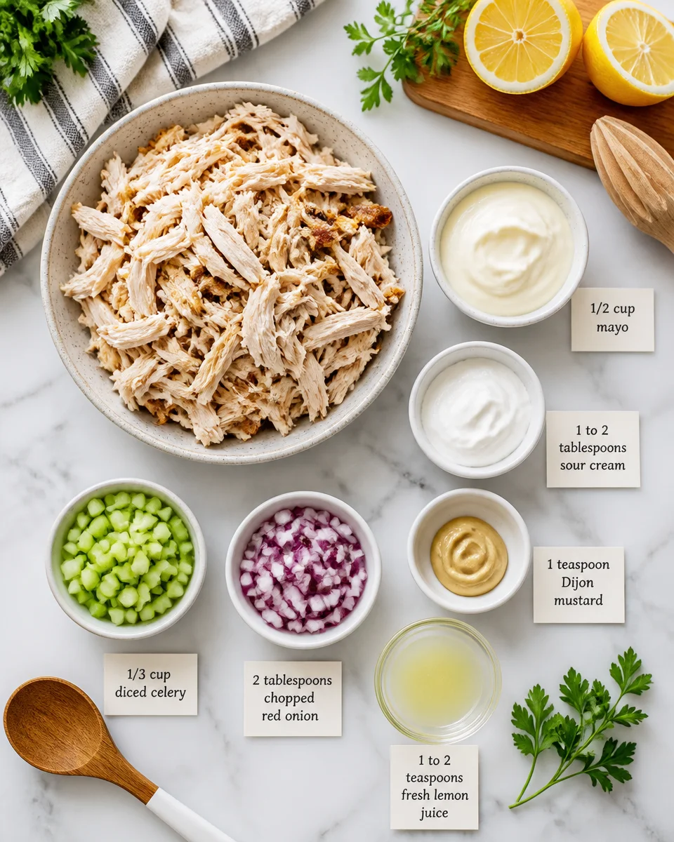 Easy Rotisserie Chicken Salad — Quick Creamy