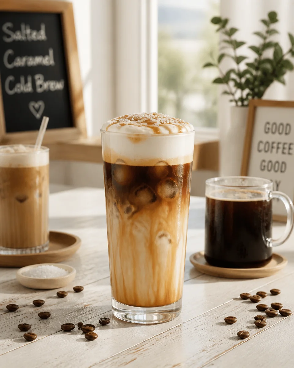 Easy Salted Caramel Cold Brew — Coffee Shop