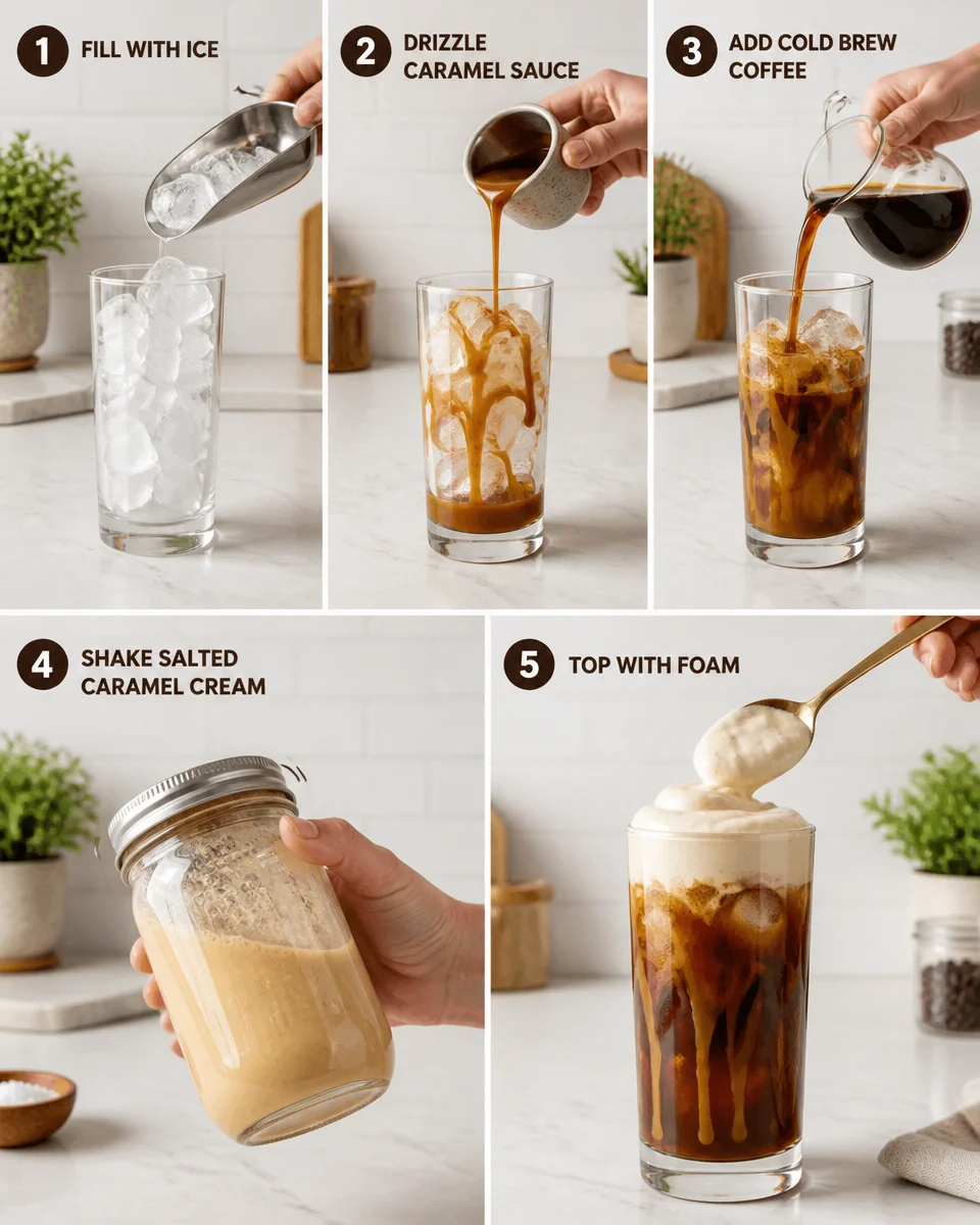 Easy Salted Caramel Cold Brew — Coffee Shop