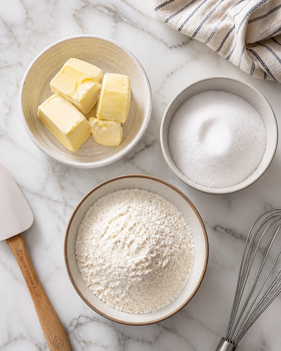 Easy Scottish Shortbread — Buttery 3 Ingredient