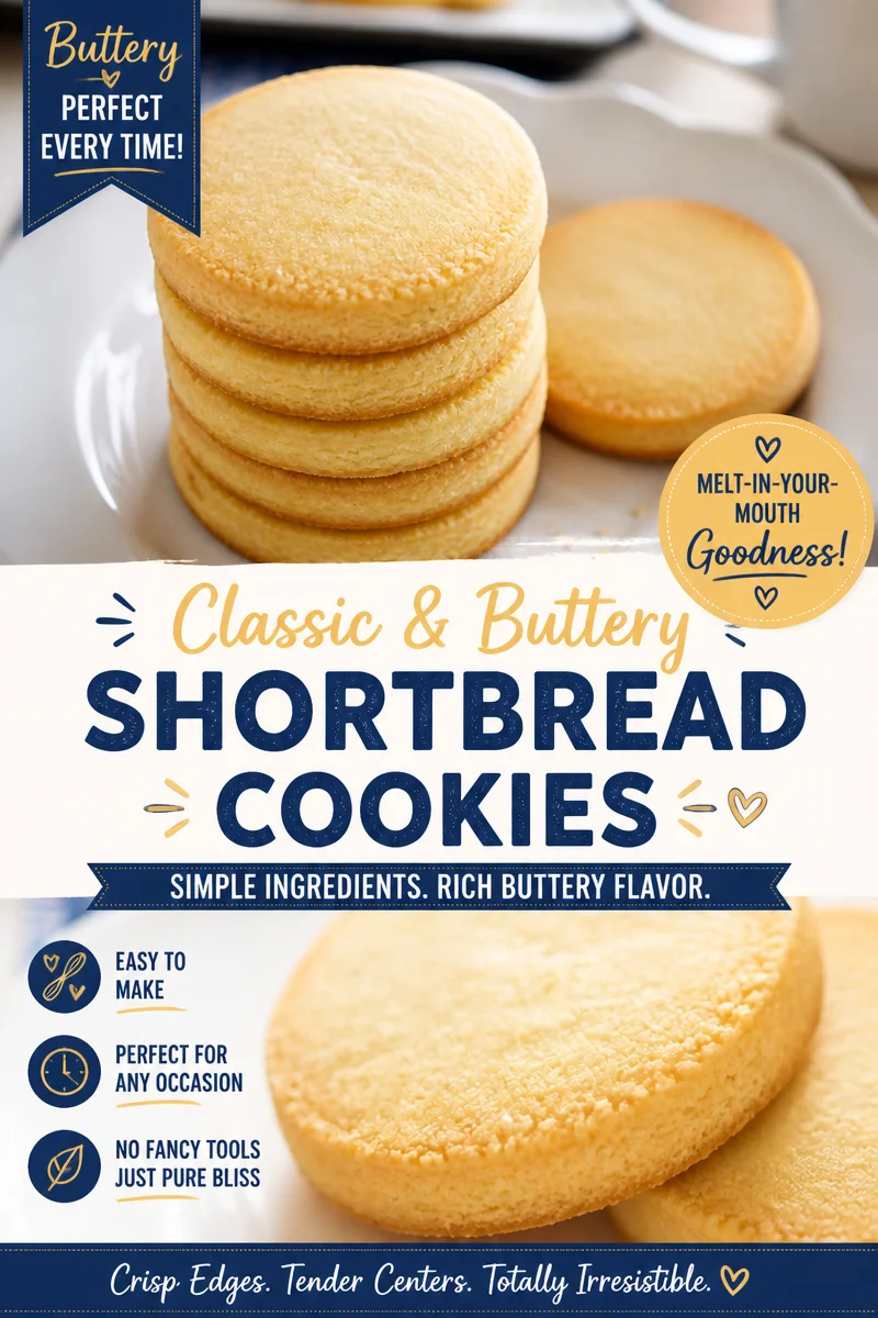 Easy Scottish Shortbread — Buttery 3 Ingredient