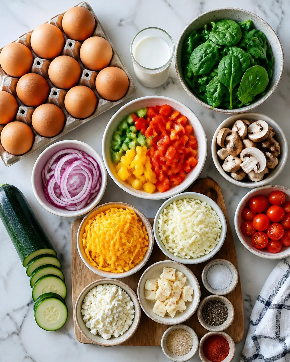 Easy Sheet Pan Eggs — Baked Veggie Breakfast