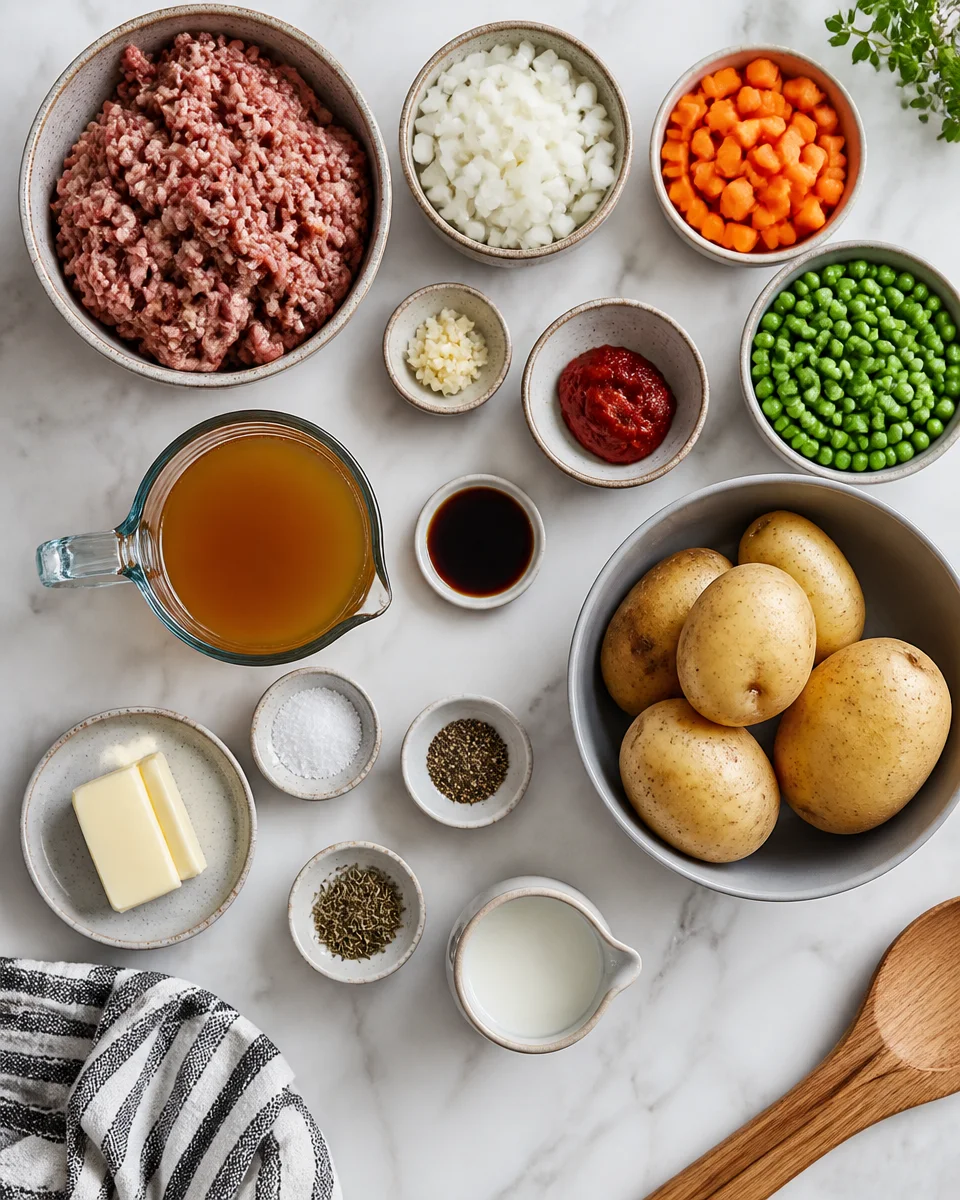 Easy Shepherd's Pie — Ground Lamb Mash Top