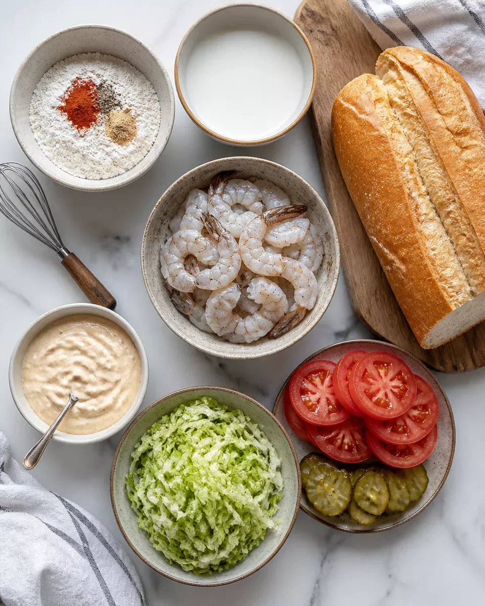 Easy Shrimp Po Boy — New Orleans Fried Sandwich