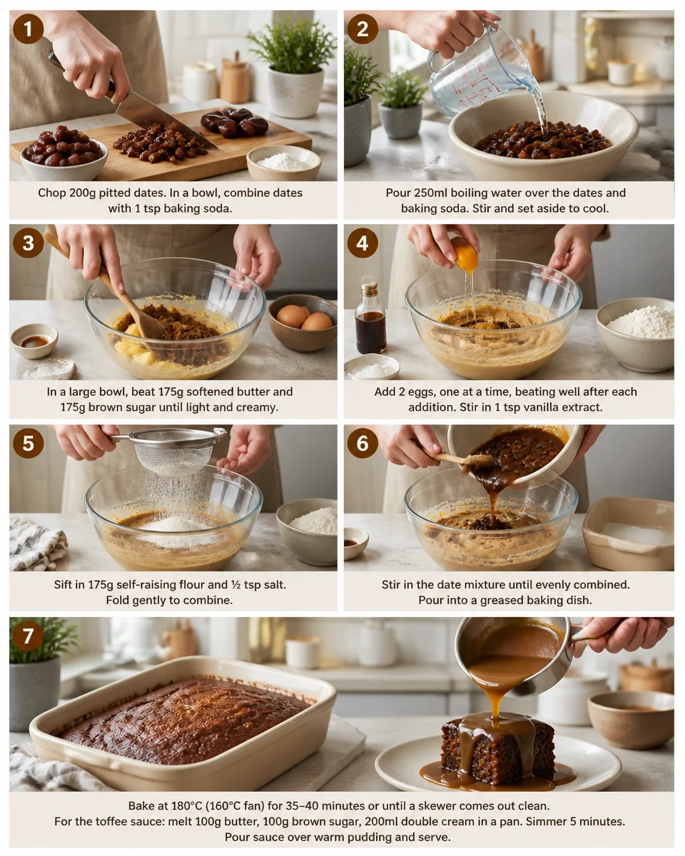 Easy Sticky Toffee Pudding — British Caramel Sponge