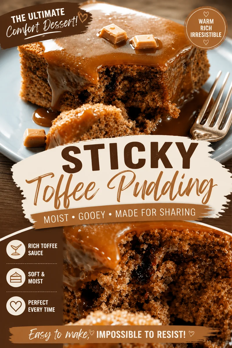 Easy Sticky Toffee Pudding — British Caramel Sponge