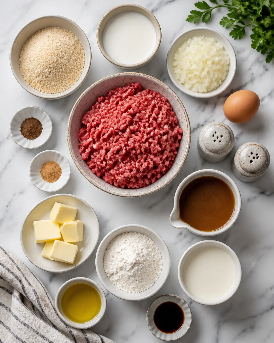 Easy Swedish Meatballs — IKEA Style Cream Gravy