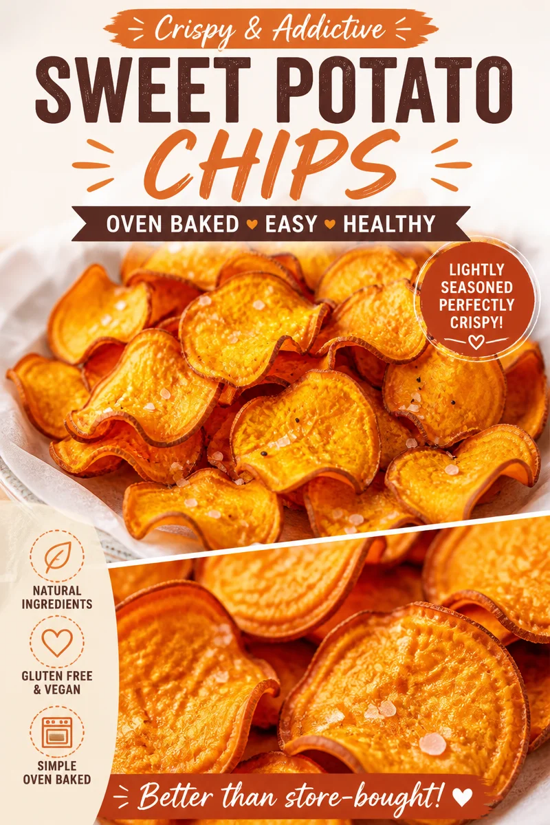 Easy Sweet Potato Chips — Air Fryer Crunchy