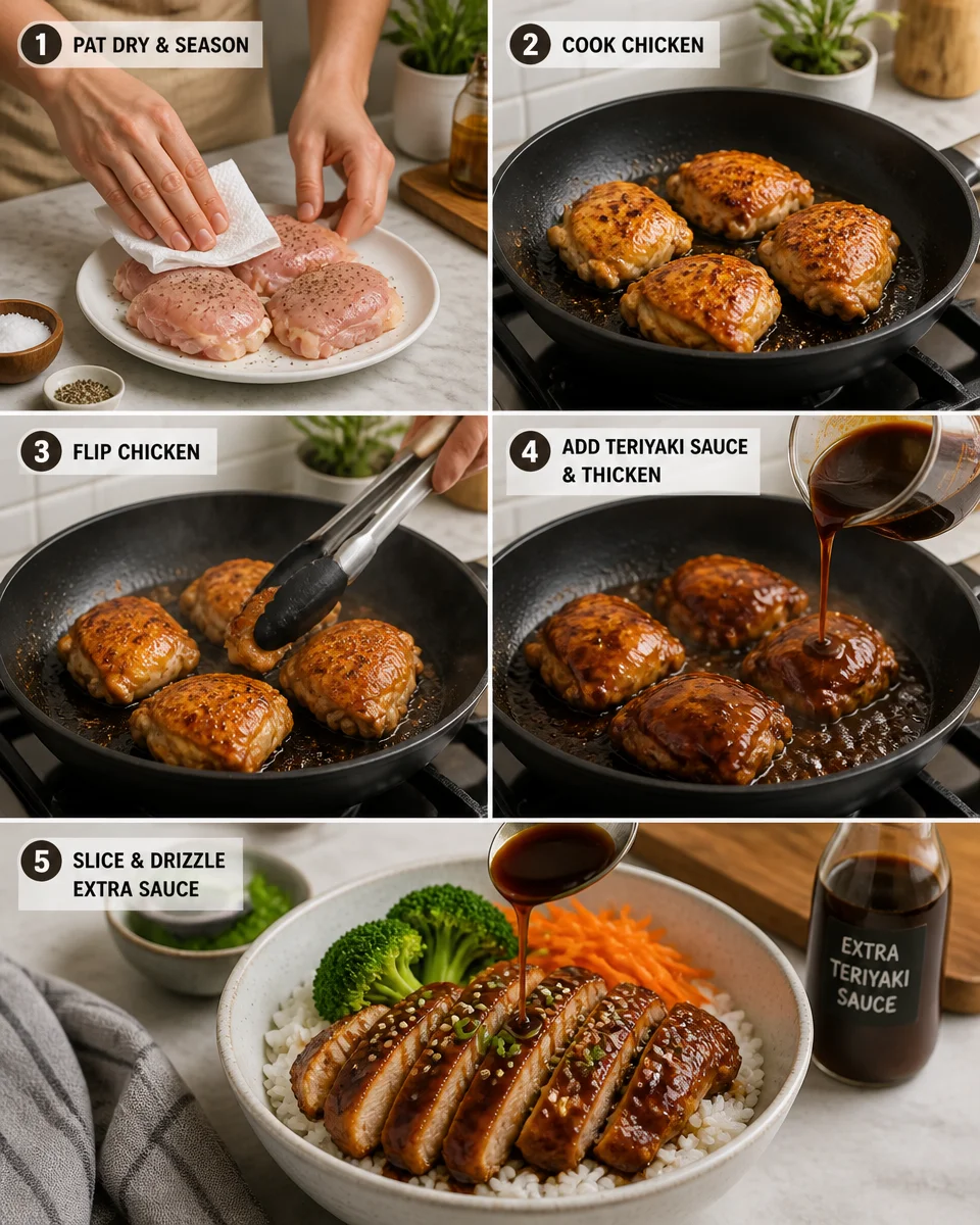 Easy Teriyaki Rice Bowl — Japanese Chicken Bowl