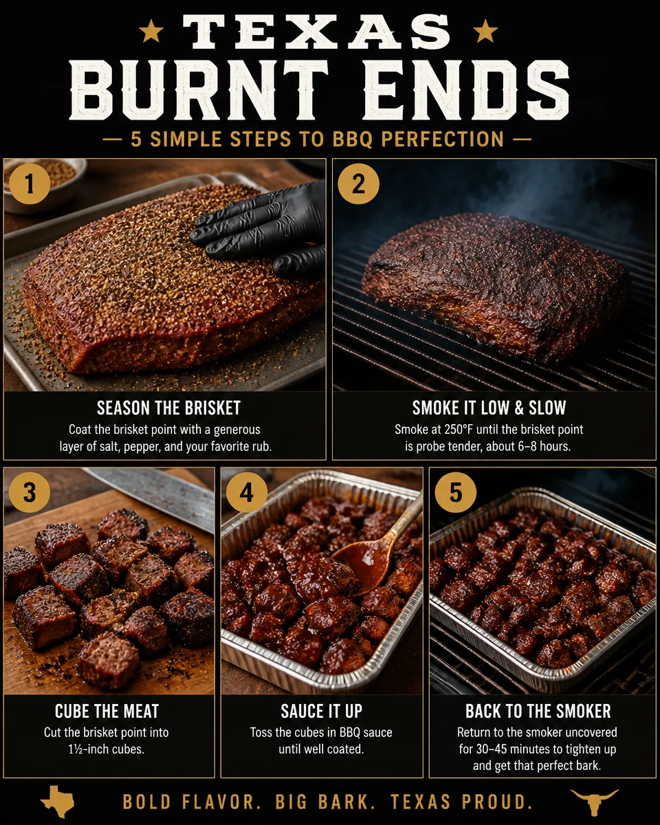 Easy Texas Burnt Ends — BBQ Smoked Brisket Cubes