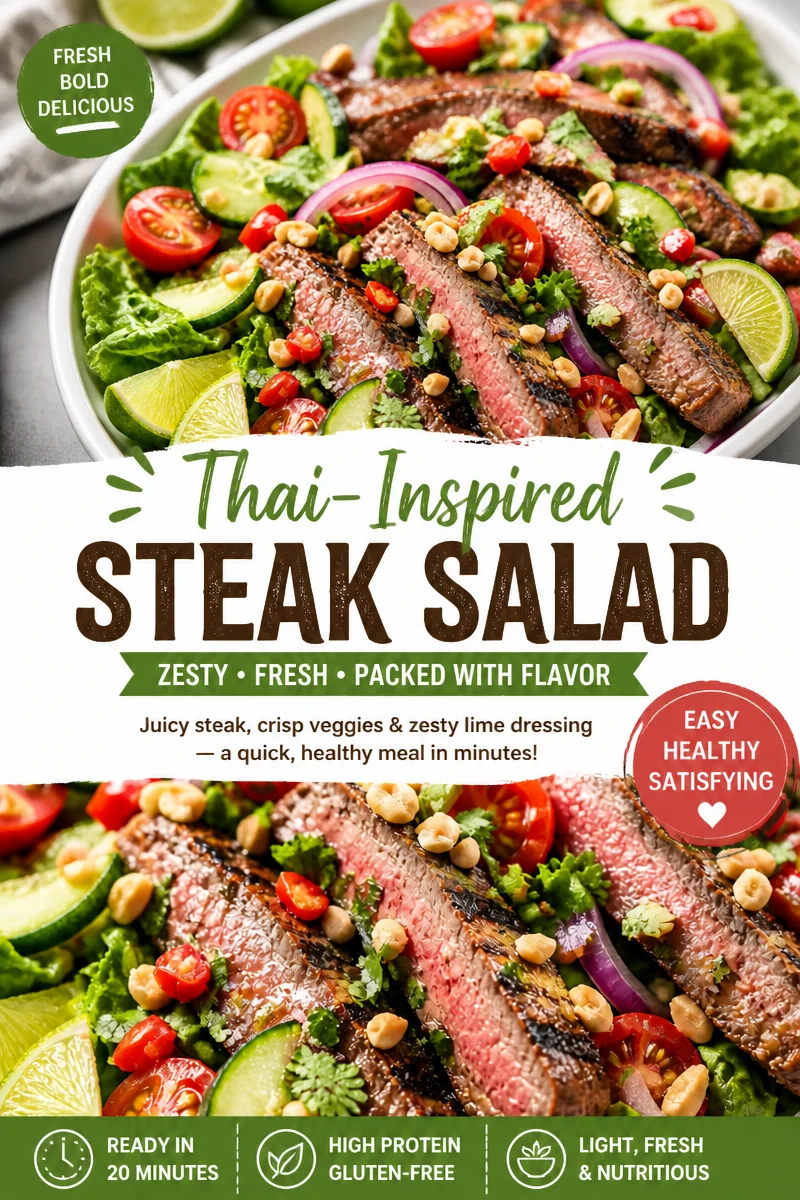 Easy Thai Beef Salad — Lemongrass Chili Mint
