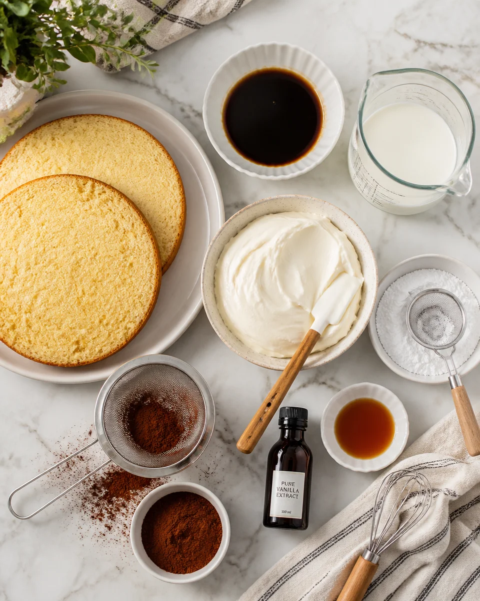 Easy Tiramisu Cake — Espresso Layered Italian