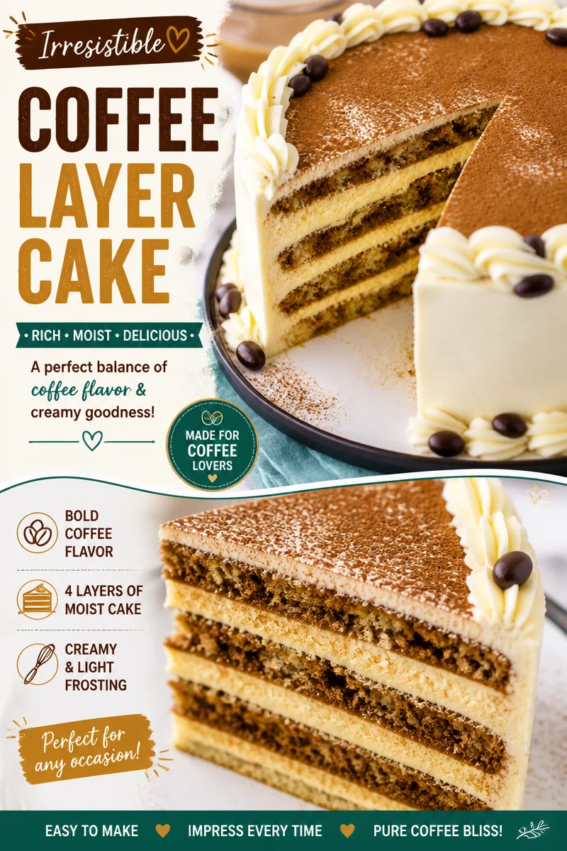 Easy Tiramisu Cake — Espresso Layered Italian