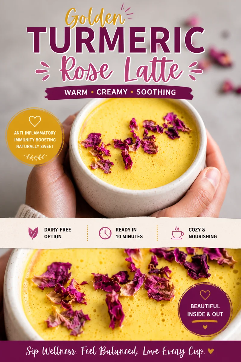 Easy Turmeric Latte — Golden Milk Warm Drink