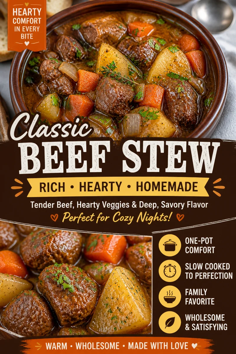Easy Venison Stew — Hunter Style Slow Cooker