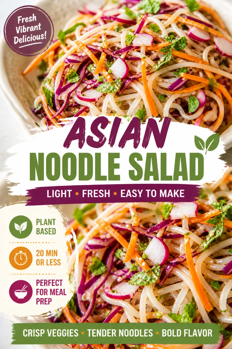 Easy Vietnamese Noodle Salad — Peanut Rice Noodle