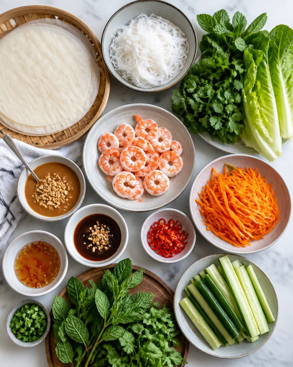 Easy Vietnamese Spring Rolls — Fresh Rice Paper