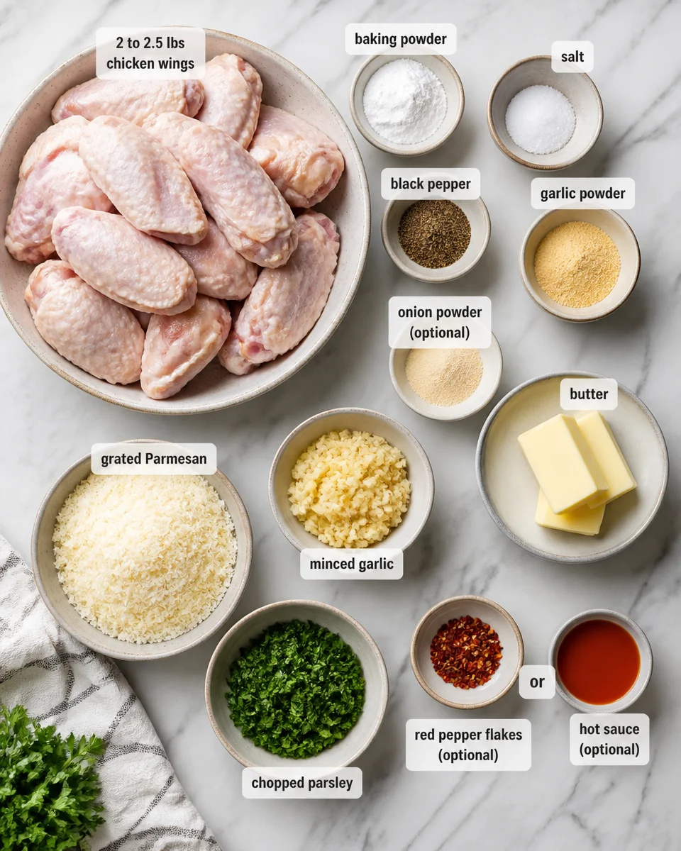 Garlic Parmesan Chicken Wings