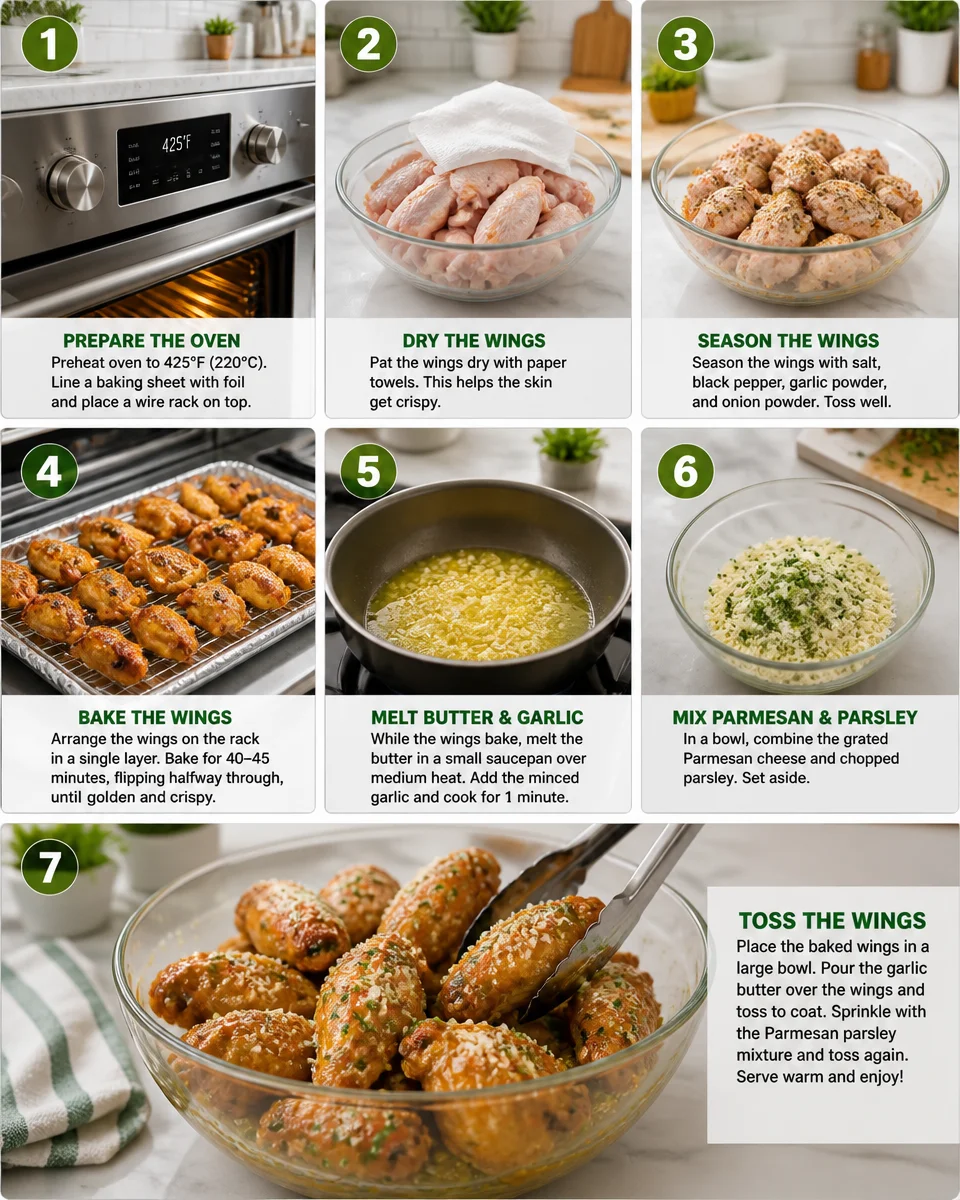Garlic Parmesan Chicken Wings