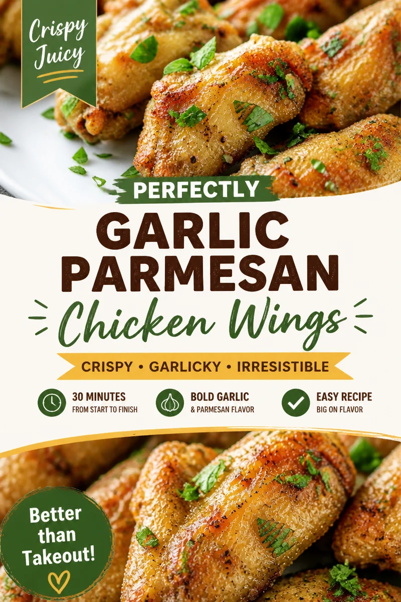 Garlic Parmesan Chicken Wings