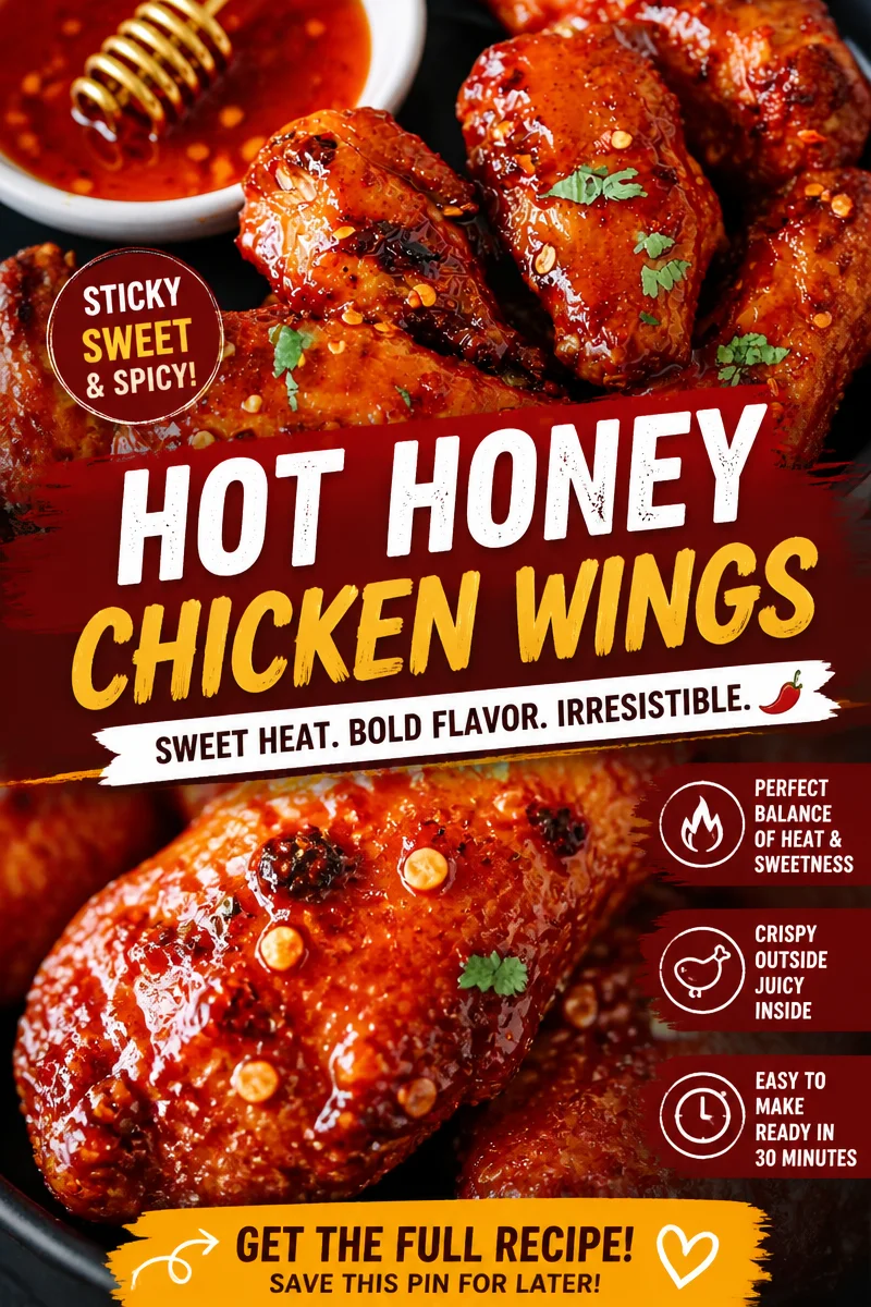 Hot Honey Crispy Chicken Wings